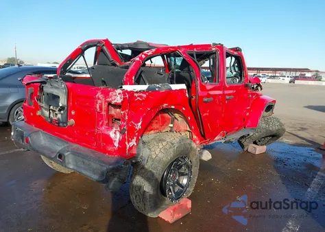 2020 Jeep Wrangler Unlimited Sahara 4X4 from USA, damaged, VIN 1C4HJXEN5LW230101